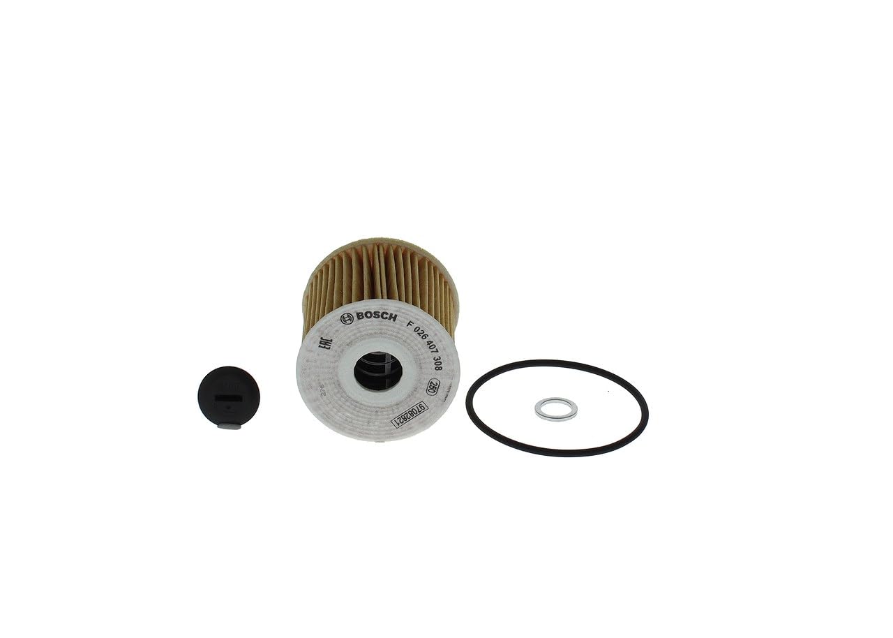 Bosch P7308 Car Oil Filter - Separates Soot and Metal Particles from Engine Oil - Provides Reliable Engine Lubrication