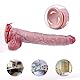 15,3 cm kleiner Anfängerdildo, realistischer Dildo mit unbeschnittener Vorhaut. Schlanker Analdildo, Silikon ultradünner Dildo Analplug, Saugnapf kleinerDildo, geeignet für Frauen, Männer, Anfänger
