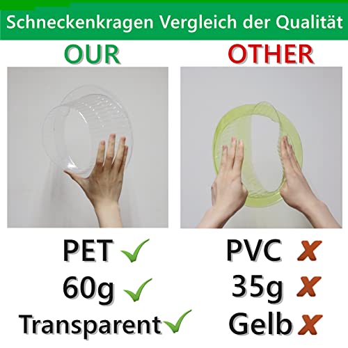 Schneckenfalle Smuju – 6 Stück Schneckenkragen und Schneckenschutz