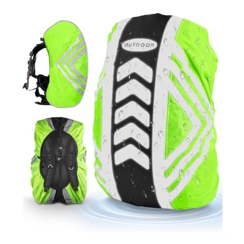 Humpun Waterproof Backpack Cover with Reflective Design Cover