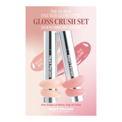 Heart Percent Dote On Mood One Way Glowy Tint Duo, Milky Gelato (#9/#13)