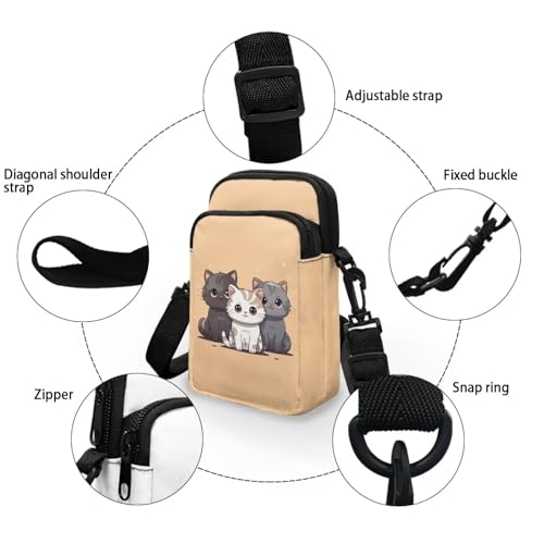 Image of Small Crossbody Purse for Women Kids Shoulder Messenger Bag