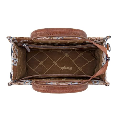 Image of Wrangler Aztec Tote Bag for Women Boho Shoulder Purses and Handbags