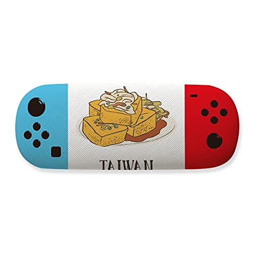 Étui de rangement pour lunettes Motif serpent Tofu Taiwan, boîte rigide pour lunettes de soleil