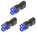 Apex RC Products No Wire Female Ultra T Plug (Deans Style) -> Male EC3 Adapter - 3 Pack #1250