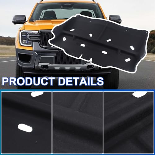 Image of Engine Splash Shield Under Diaper Compatible with 2015-2020 Ford F150 Gasoline Engine (Not Fit Raptor Model /Not Fit 3.0L Diesel) Rplace# ML3Z-7222-D
