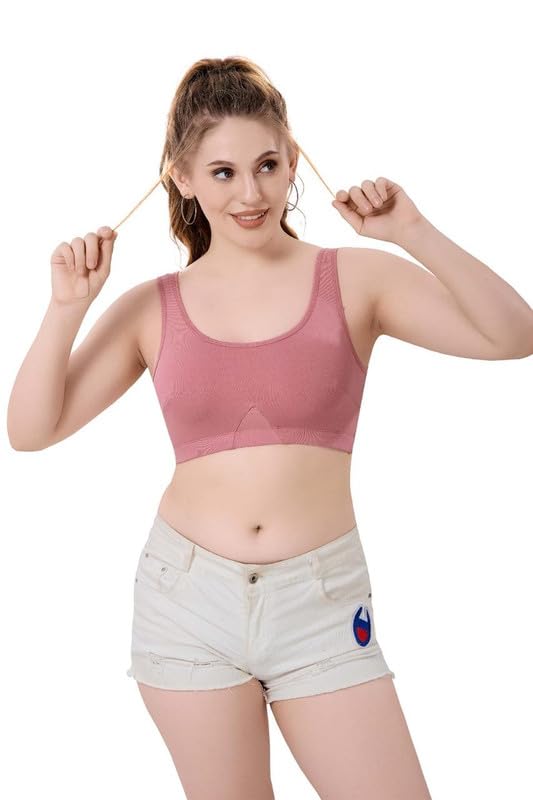 Blue Nixie Stretch Cotton Women’s Cotton Seamless Sports Bra – Wire-Free, Non-Padded, Full Coverage Bra Blue Nixie Stretch Cotton Women’s Cotton Seamless Sports Bra – Wire-Free, Non-Padded, Full Coverage Bra