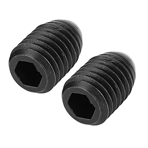 10 Sztuk M12 Gwintowane Gniazdo Sześciokątne Ze Stali Węglowej, Zestaw Tłoczków Sprężynowych M12 x 16 mm, Wkręt z Nakrętką Samohamującą dla Łączników Metalowych