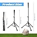 Baseball Batting Tee, Tee Popper Baseball Training for Kids/Adults, Portable Hitting Tee for Baseball/Softball, Height Adjustable 26 to 45 inches Batting Softball Tees for Hitting with Carrying Bag