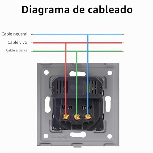 Tomas de vidrio negro de 2 compartimentos con carga rápida USB de 20W 8