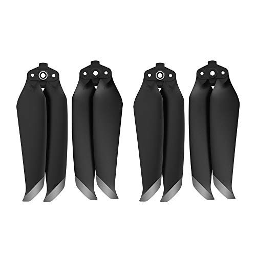 Uranbee 2 Paar Leiser Propeller für DJI Mavic Air 2, Schnellspanner Luftschrauben Propeller-Zubehör Drohnen Ersatzzubehör Propellerblätter 7238F (Silber) Cover
