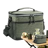 Ahuuen Bolsa De Transporte Para Almuerzo - Portátil Grueso - Bolsa De Almuerzo Aislada Tote - Para Trabajo Diario Picnic Viaje Familia Hogar Camping Exteriores Escuela Adultos