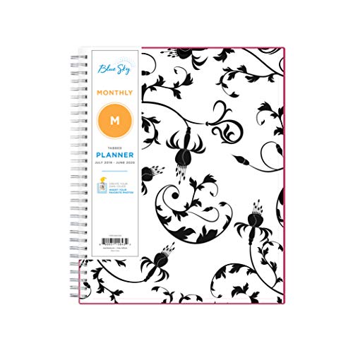 Télécharger Blue Sky 2019-2020 Agenda mensuel annuel scolaire, reliure à spirales, 20,3 x 25,4 cm, Analeis PDF