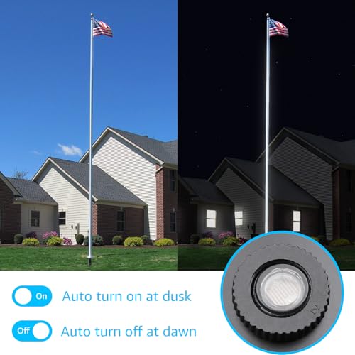 Sunvie 30W Spot Lights Outdoor 5000K Dusk To Dawn Flag Pole Light 120V Plug In Landscape Spotlight Outdoor With Photocell Sensor Ultra Bright Bullet Led Outdoor Spotlight For Yard Garden Tree Statue thumb #2