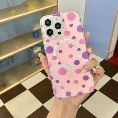 Étui dégradé magnétique coloré pour iPhone 14 Pro et protection soirée