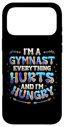 Gymnast Everything Hurts And I'm Hungry �ʔ����̑� �X�}�z�P�[�X iPhone 17 Pro Max �p