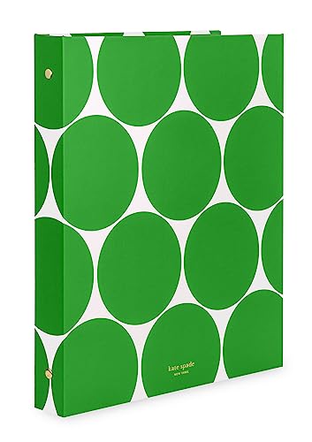 Classeur 3 anneaux Kate Spade vert pour ne plus perdre vos feuilles