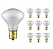Pack Of 10 40R14 40 Watt E17 Intermediate Base Reflector R14 Incandescent Light Bulb