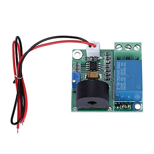 Denash Módulo de Sensor de Protección contra Sobrecorriente de 5 A, Módulo de relé de Detección de Corriente CA con Punto Crítico Ajustable, para Protección de Circuito 0‑5 A | Ya disponible en tu tienda friki favorita! En mundofriki.es!