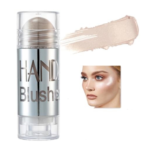 Maquillaje iluminador en barra Stick Iluminador Bronceador, Resistente al agua de larga duración Crema Iluminador Cara Resaltador 3D Contorno Shaping Maquillaje Stick (#01 Destaque)