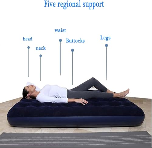 Matelas gonflable simple pour lit d'appoint invités et camping SQUADO - 5