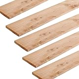 DSTOCK60   Planche Bois Douglas Brut 1200 x 130 x 27 mm – Fabrication Française – Usage Intérieur & Extérieur – Bois Naturel avec Nœuds – Clôture, Bac à Fleurs, Mobilier, DIY (5)