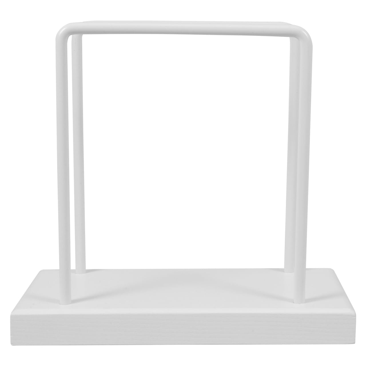 OUNONA Serviettenhalter Metallrahmen Mit Holzsockel Stabiler Papierhandtuchhalter Für Küche Und Esstisch Praktischer Napkin Dispenser Für Haushalt Und Gastronomie