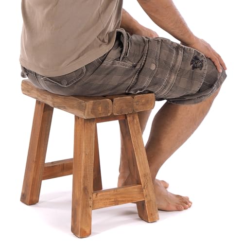 Tabouret en bois de teck pour surélever les plantes du sol - 8