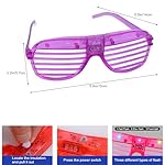 40 Pack Led Glasses,Light Up Glasses,Glow Glasses Glow In The Dark Party Supplies Suitable For Kids/Adults, Rave neon Flashing Party For Birthday Mardi Gras New Year's Eve Decoration - Image 2