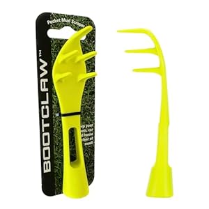 Bootclaw Pocket Mud Scraper for removing heavy, compacted mud from studs and treads of Football Boots, Rugby Boots, Running Shoes, Golf Shoes and Walking Boots