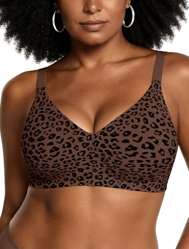 Image of OEAK Women Comfort Jelly Bras Wireless Pushup Convertible Bra | No Underwire,Buttery Soft Bralette,Full Coverage,Tshirt,Support&Lift,Comfortable,Everyday,Smoothing,Racerback