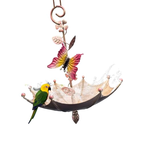 Mangeoire à oiseaux haut de gamme résistante à la rouille design goutte