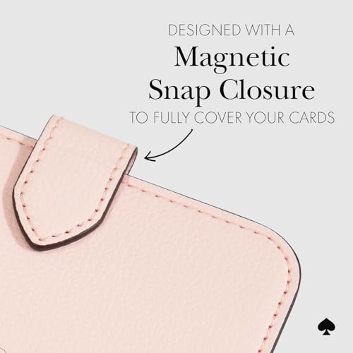 Kate Spade New York Morgan Magnetyczny portfel na telefon/etui na karty - kompatybilne z telefonami i etui MagSafe - kredowy różowy