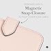 kate spade new york Morgan Magnetic Phone Wallet/Card Holder - Compatible with MagSafe Phones and Cases - Chalk Pink