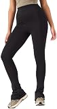 JMOJO Leggings de gimnasio para mujer, cómodos y duraderos, de cintura alta, para yoga y control de abdomen, Negro, 34