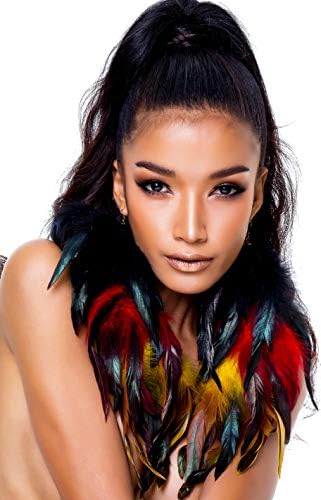 Fashmorus Women Feather Earrings for Women Fashion Dulcet Feather Earrings for Women Dangle