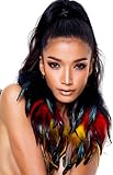 Fashmorus Women Feather Earrings for Women Fashion Dulcet Feather Earrings for Women Dangle