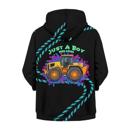 Sweat à capuche zippé garçon veste décontractée douce - 6