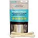 Raw Paws Pet Premium 10-inch Compressed Rawhide Bones for Dogs, 2-Count - Packed in USA - Long Lasting Dog Chews - Natural Pressed Rawhides - Large Dog Bones - Beef Hide Bones for Aggressive Chewers