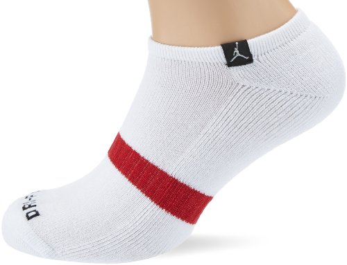 Jordan Dri-fit No-show Basketball Shoes White 546479-100 (White, Large)