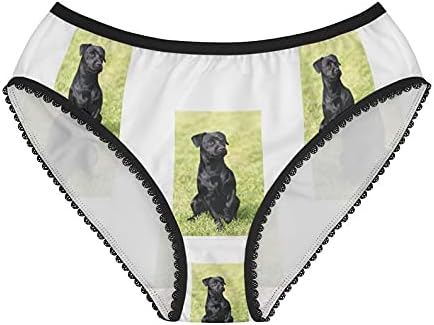 DogsMakeMeHappy Patterdale Terrier Panties, Patterdale Terrier Underwear, Briefs, Cotton Briefs