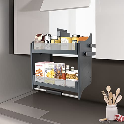 Rangement armoire haute : étagère extractible contre le désordre