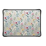 CASETiFY (ケースティファイ) インパクトケース MacBook Air 13インチ (M2/M3/M4) ケース [強化された保護コーナーデザイン/通気カットアウト/滑り止めグリップ] - スプリングボタニカル 2 - クリアブラック