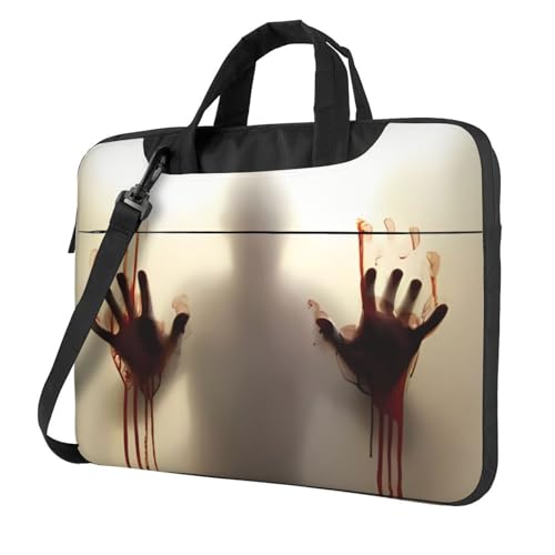 Funda para portátil con estampado Bloody Hands 15.6In miniatura 1