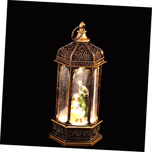 IWOWHERO Retro Christmas Light Decorative Table Lamp Xmas Home Decor Present Set Material Warm Atmosphere Multi-use