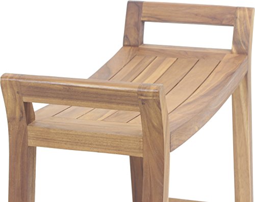 Patented Asia Ascend Estate Teak Shower Bench With Elevated Height #TOP4