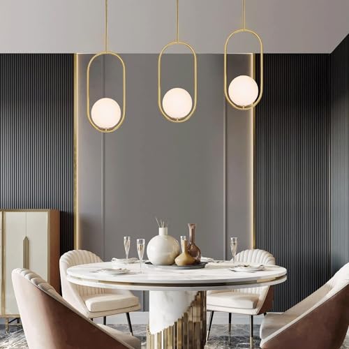 Lampe suspendue rechargeable au design épuré pour salle à manger - 4