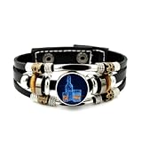 YAIEWNE Pulsera Ajustable De Cuero Trenzado Con Diseño De Personalidad Digital De Festival De Cerveza, Brazalete Étnico Hecho A Mano, Accesorio De Amistad, Regalo De Cumpleaños O Navidad.