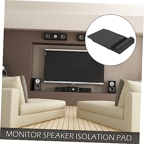 Set 1 Almohadillas de Aislamiento Acústico para Aislamiento Sonoro de Monitores de Estudio Almohadillas Versátiles para Uso en Casa y Escenario Color Negro miniatura 5