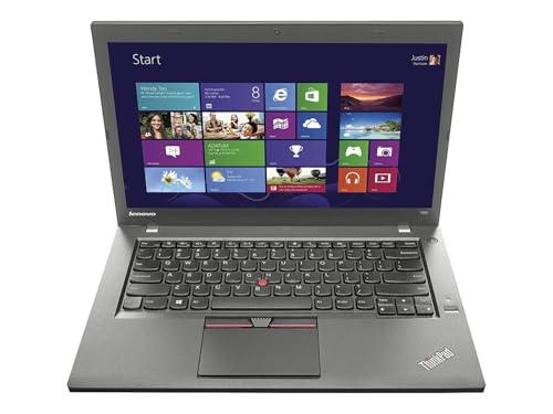 Lenovo Thinkpad T450s Business Laptop, 14" HD Notebook, Intel Core i7-5600, 8 GB RAM, 256 GB SSD, Amerikanische Tastatur, Win 10 Pro (Generalüberholt) – Bild 3